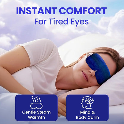 🔥LAST DAY BUY 1 GET 1 FREE !🔥Self-Heating Steam Eye Mask for Instant Relief & Deep Relaxation