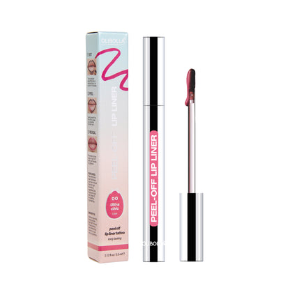 LIP LINER STAY-N - Peel-Off Lip Liner Stain - All Day & Night Lipliner with Hyaluronic Acid & Vitamin E - Long Lasting Formula - 0.12 fl oz / 3.5 ml