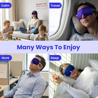 🔥LAST DAY BUY 1 GET 1 FREE !🔥Self-Heating Steam Eye Mask for Instant Relief & Deep Relaxation