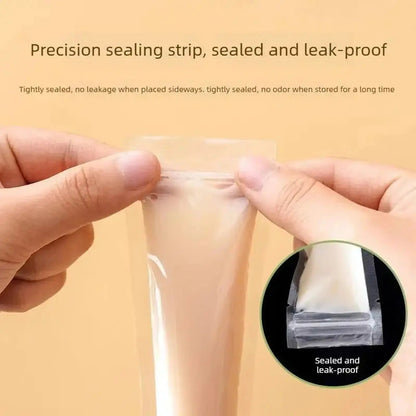 🔥Summer Hot Sale🔥50K+ SOLD! 🏆100PCS Food-Grade Disposable Popsicle/Jelly Bags – Long DIY Ice Pop Bags