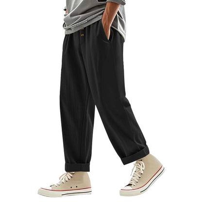 ⏳Limited-Time Offer⏰Men's Loose Fit Casual Relaxed Fit Lightweight Linen Pants