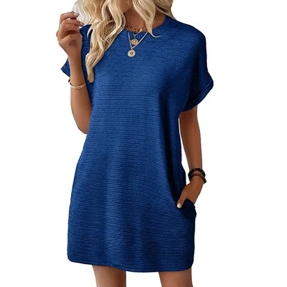 Spring Summer Dresses for Women 2026 Fashion Short Sleeve Mini Dress