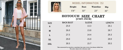 Short-sleeved casual solid coat