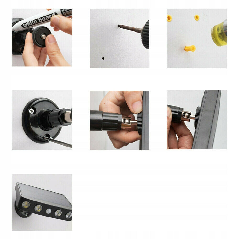 Outdoor Solar Lights, Waterproof, Wireless Wall Lamps