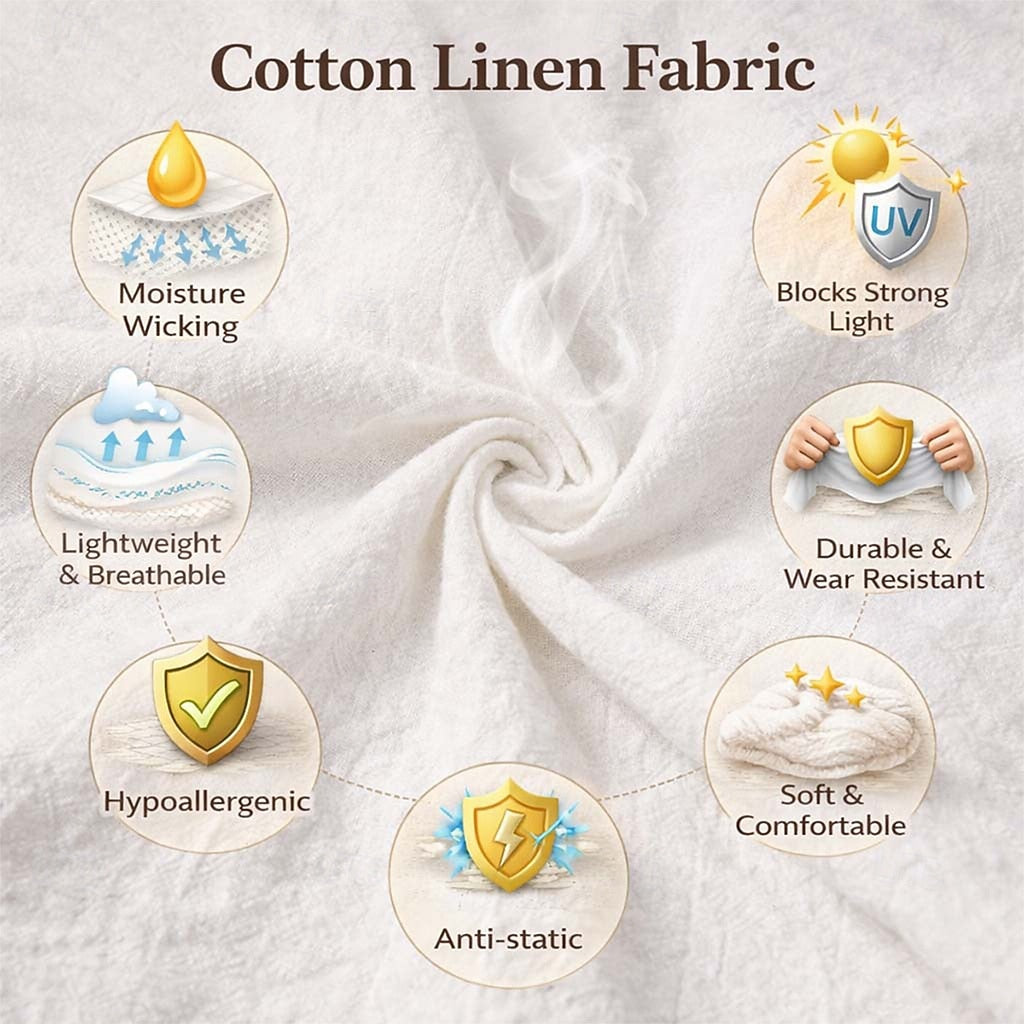 ⏳Limited-Time Offer⏰Men's Loose Fit Casual Relaxed Fit Lightweight Linen Pants