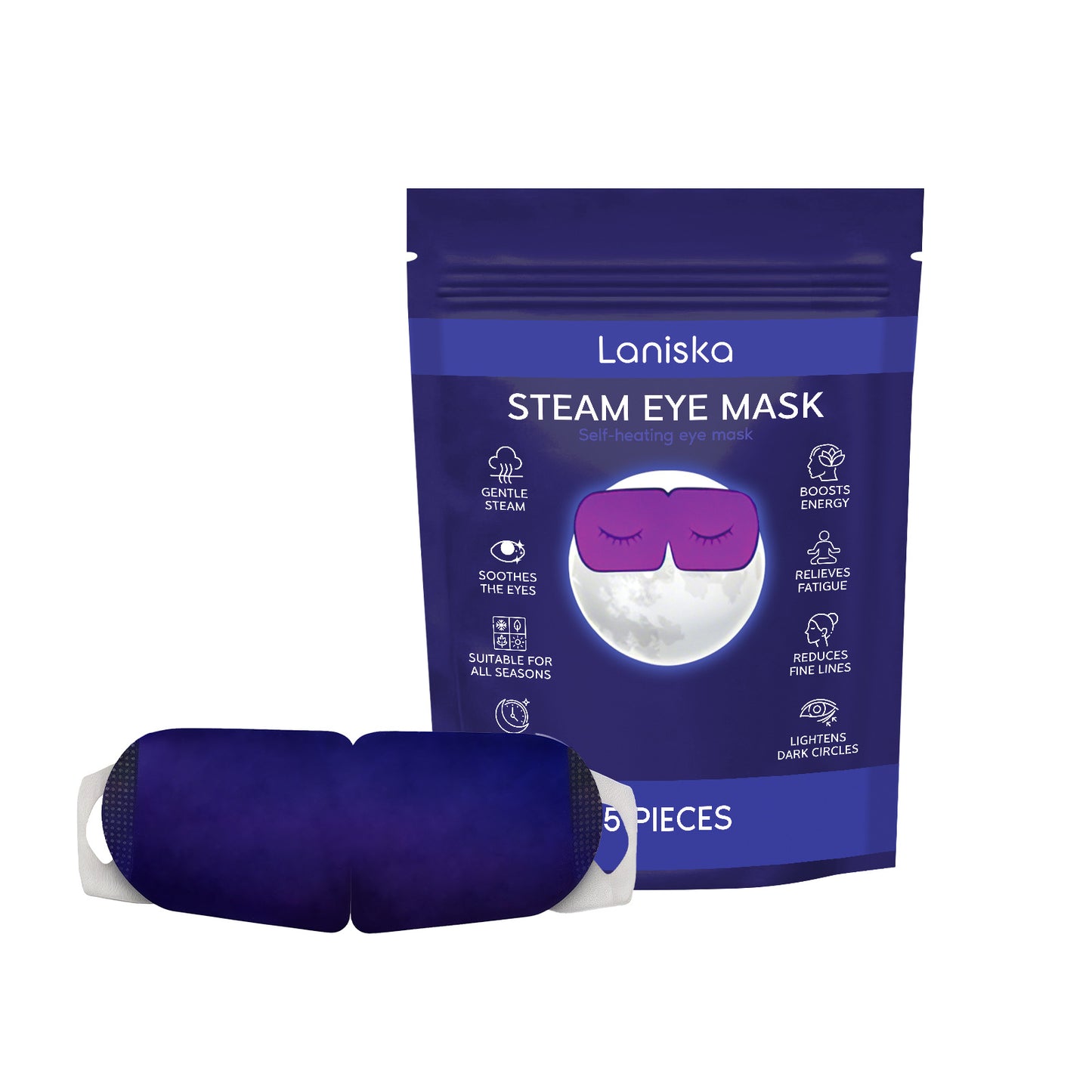 🔥LAST DAY BUY 1 GET 1 FREE !🔥Self-Heating Steam Eye Mask for Instant Relief & Deep Relaxation