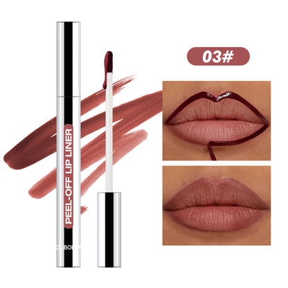 LIP LINER STAY-N - Peel-Off Lip Liner Stain - All Day & Night Lipliner with Hyaluronic Acid & Vitamin E - Long Lasting Formula - 0.12 fl oz / 3.5 ml