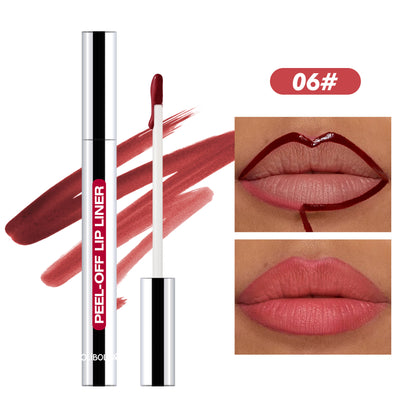 LIP LINER STAY-N - Peel-Off Lip Liner Stain - All Day & Night Lipliner with Hyaluronic Acid & Vitamin E - Long Lasting Formula - 0.12 fl oz / 3.5 ml