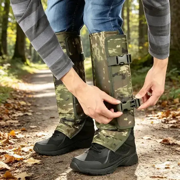 Snake Gaiters Snake Guard Chaps, Waterproof Snake Guards Bite Protection for Lower Legs, Snake Proof Gaiters