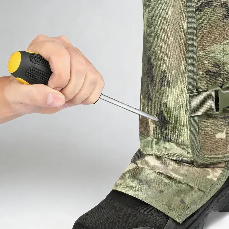 Snake Gaiters Snake Guard Chaps, Waterproof Snake Guards Bite Protection for Lower Legs, Snake Proof Gaiters