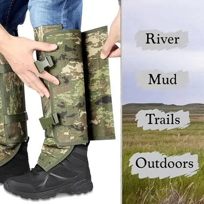 Snake Gaiters Snake Guard Chaps, Waterproof Snake Guards Bite Protection for Lower Legs, Snake Proof Gaiters